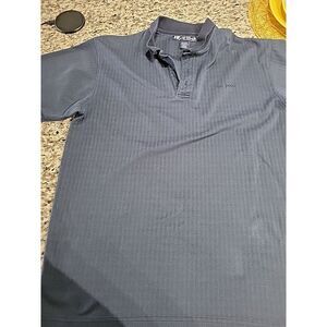 Big Dogs Shirt Men's Large Blue‎ Polo Collared Short Sleeve Logo